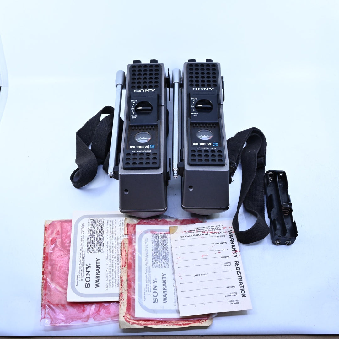 Sony ICB-1000W - Vintage Radio Transceivers Untested - Boxed Electronics