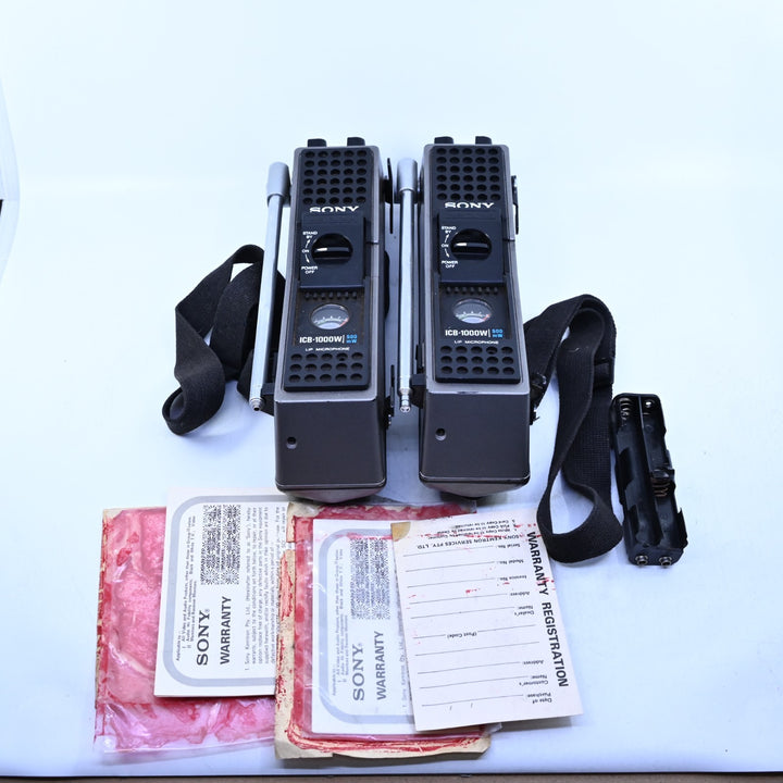 Sony ICB-1000W - Vintage Radio Transceivers Untested - Boxed Electronics
