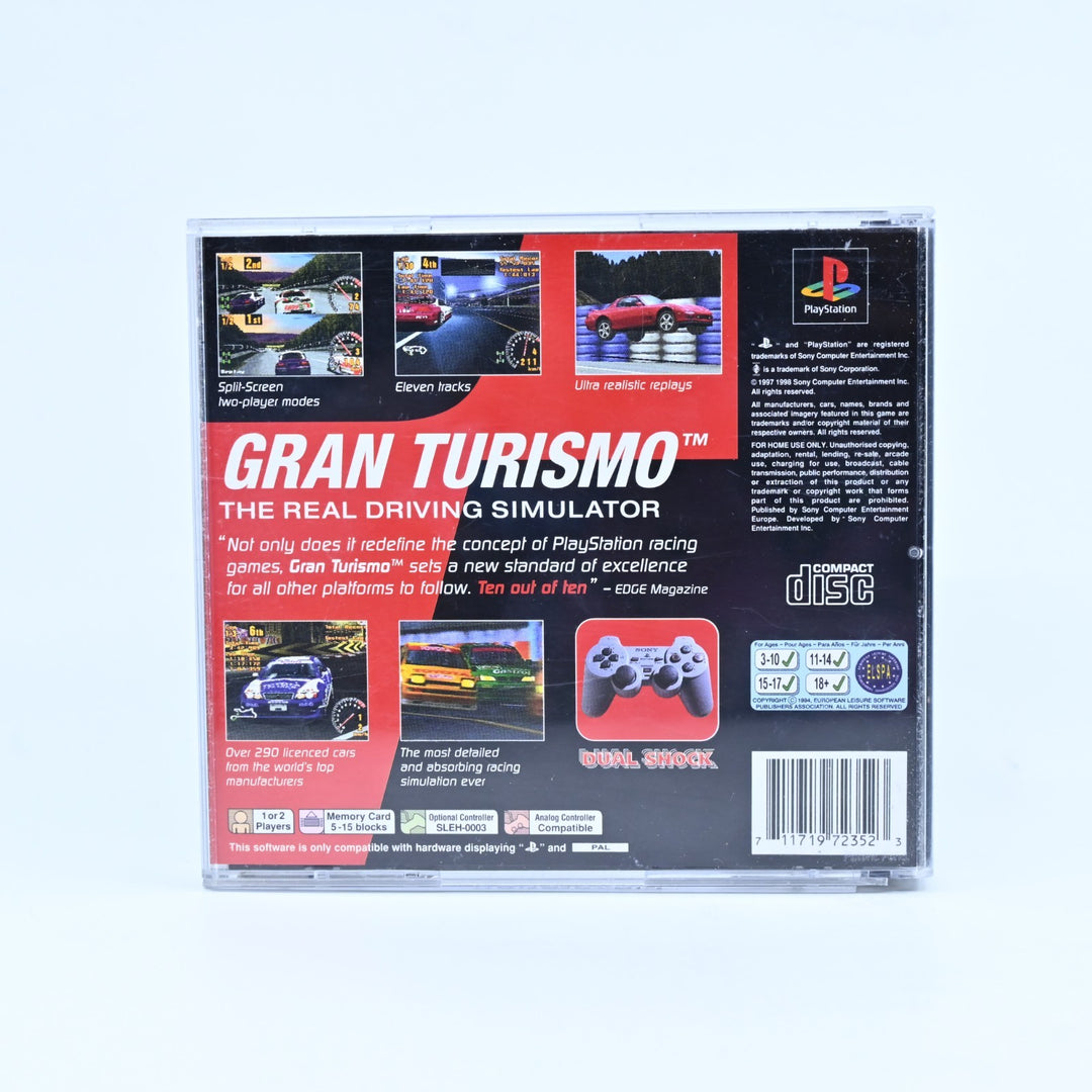 Gran Turismo - Sony Playstation 1 / PS1 Game + Manual - PAL - MINT DISC!
