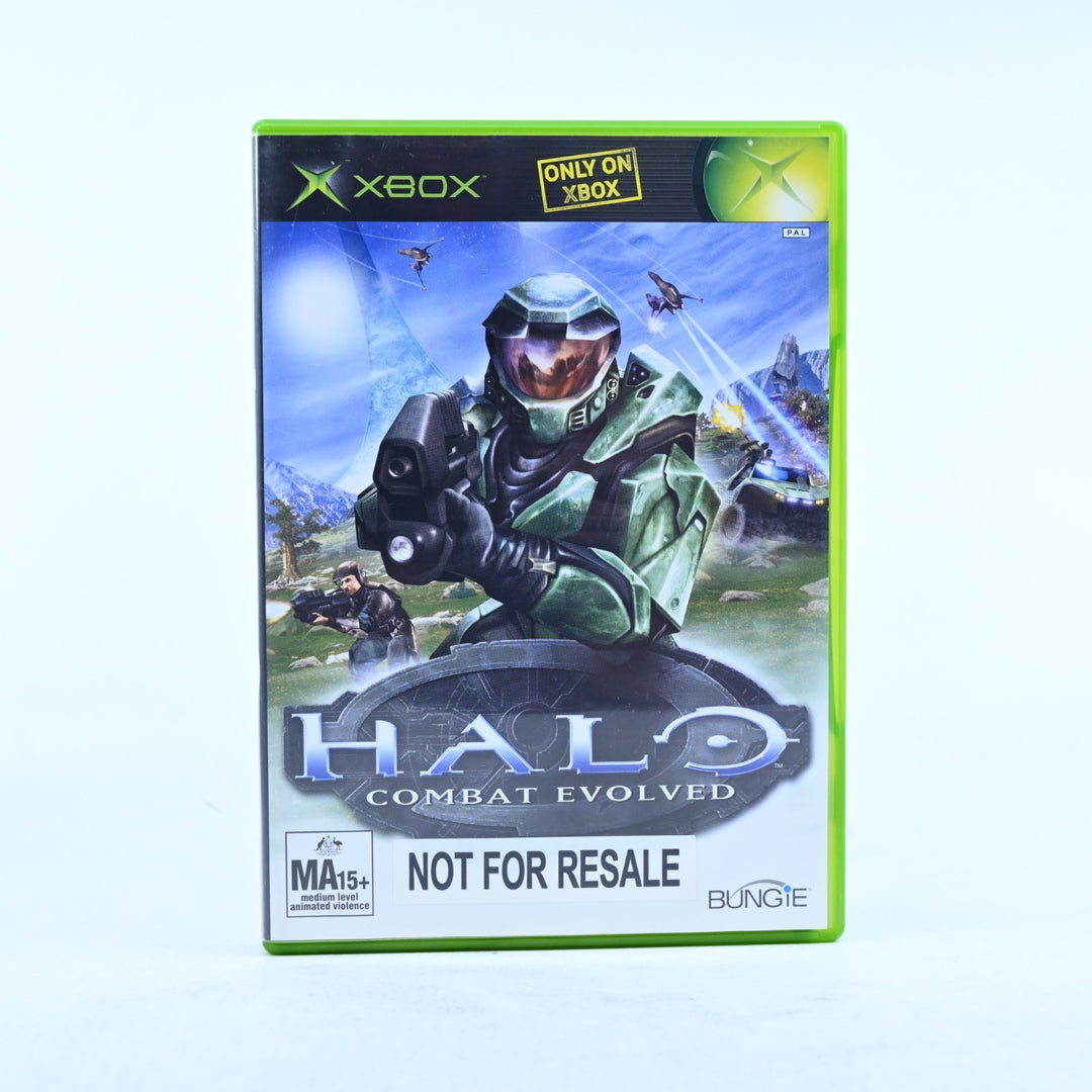 Halo: Combat Evolved - Original Xbox Game + Manual - PAL - MINT DISC!
