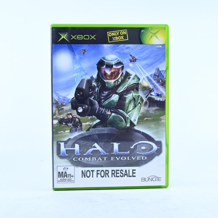 Halo: Combat Evolved - Original Xbox Game + Manual - PAL - MINT DISC!