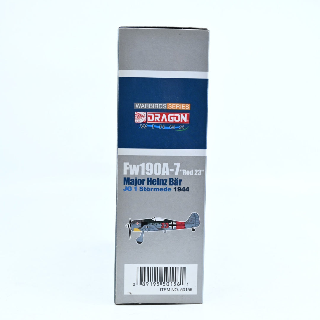 Dragon Wings 1:72 Fw190A-7 "Red 23", Major Heinz Bar, JG-1 50156  Die Cast Plane