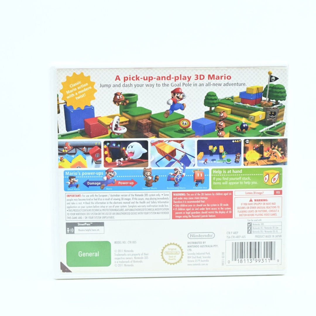 Super Mario 3D Land - Nintendo 3DS Game - PAL - FREE POST!