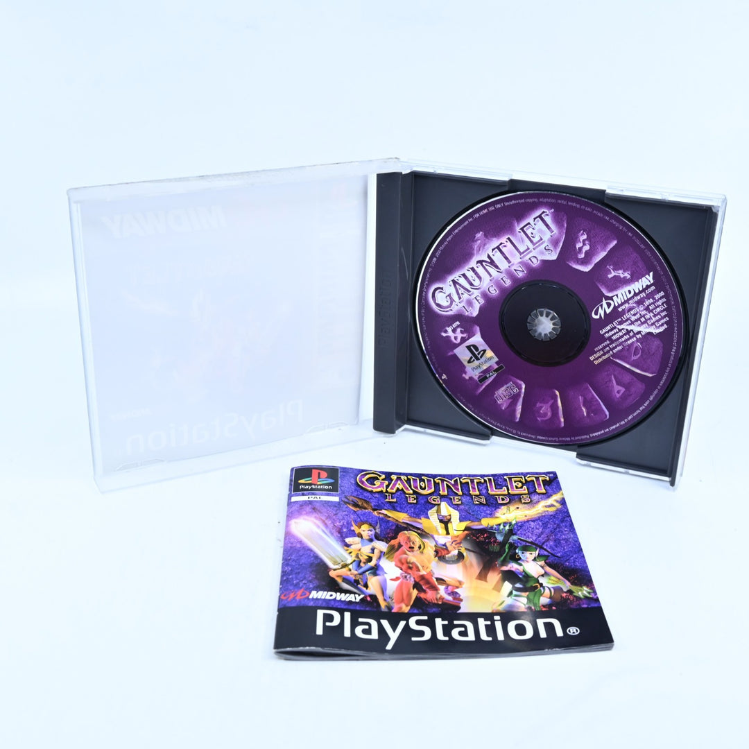 Gauntlet Legends - Sony Playstation 1 / PS1 Game + Manual - PAL - MINT DISC!
