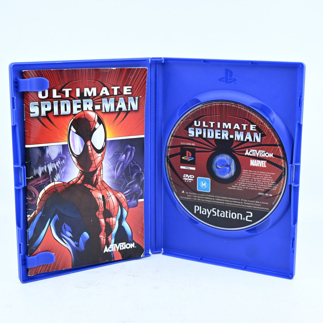 Ultimate Spider-Man - Sony Playstation 2 / PS2 Game + Manual - PAL - MINT DISC!
