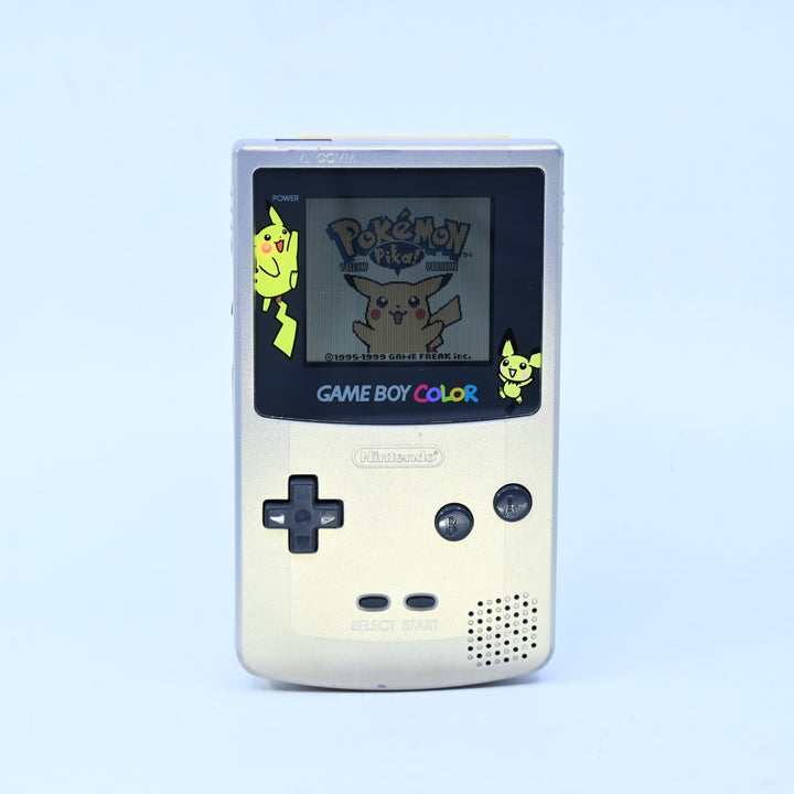 Pokemon Limited Edition Gold Console - Nintendo Gameboy Color Console - AUS