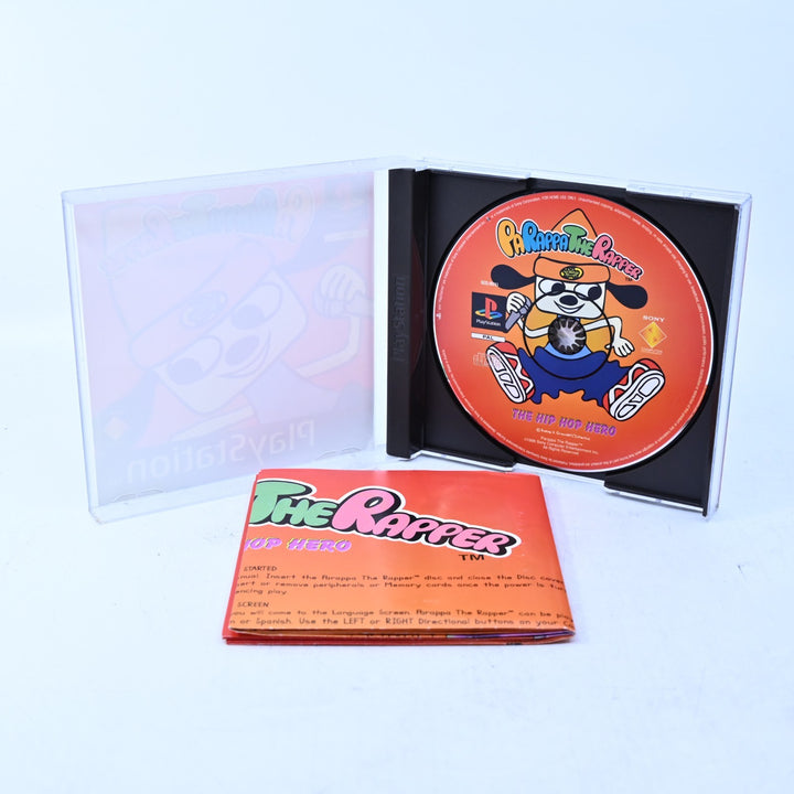 PaRappa The Rapper - Sony Playstation 1 / PS1 Game + Manual - PAL - MINT DISC
