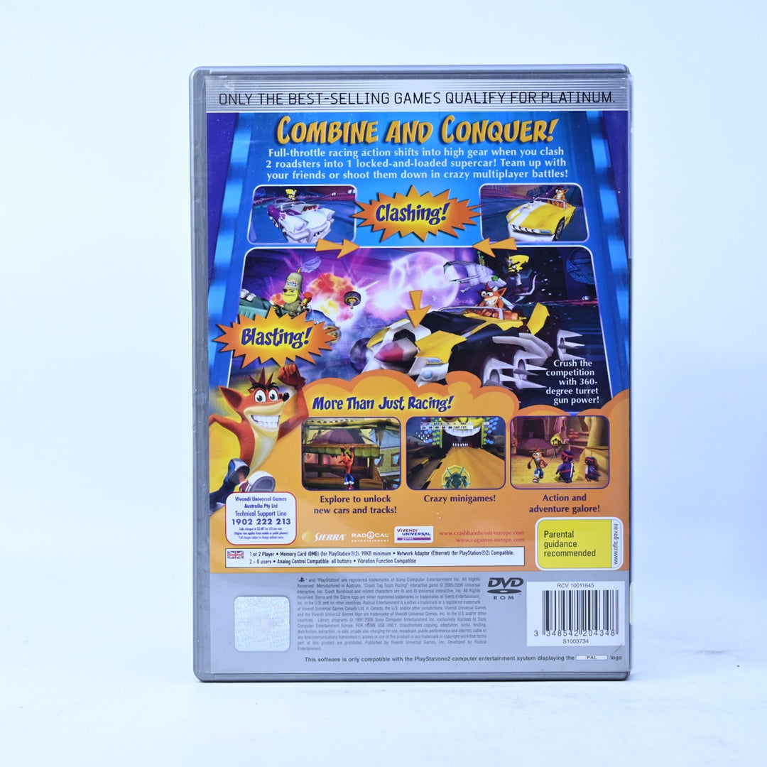 Crash Tag Team Racing - Sony Playstation 2 / PS2 Game + Manual - PAL