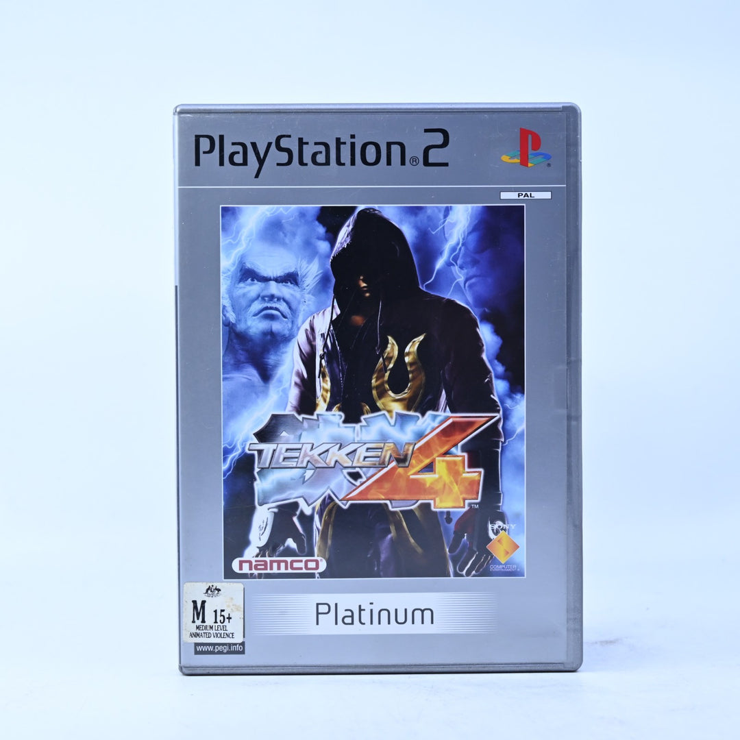 Tekken 4 - Sony Playstation 2 / PS2 Game + Manual - PAL - MINT DISC!