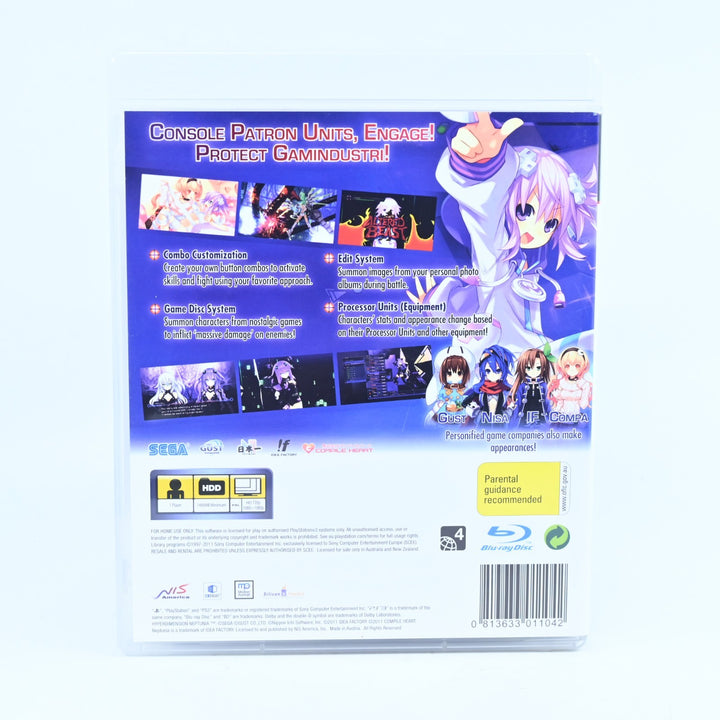 Hyperdimension Neptunia - Sony Playstation 3 / PS3 Game + Manual - FREE POST!