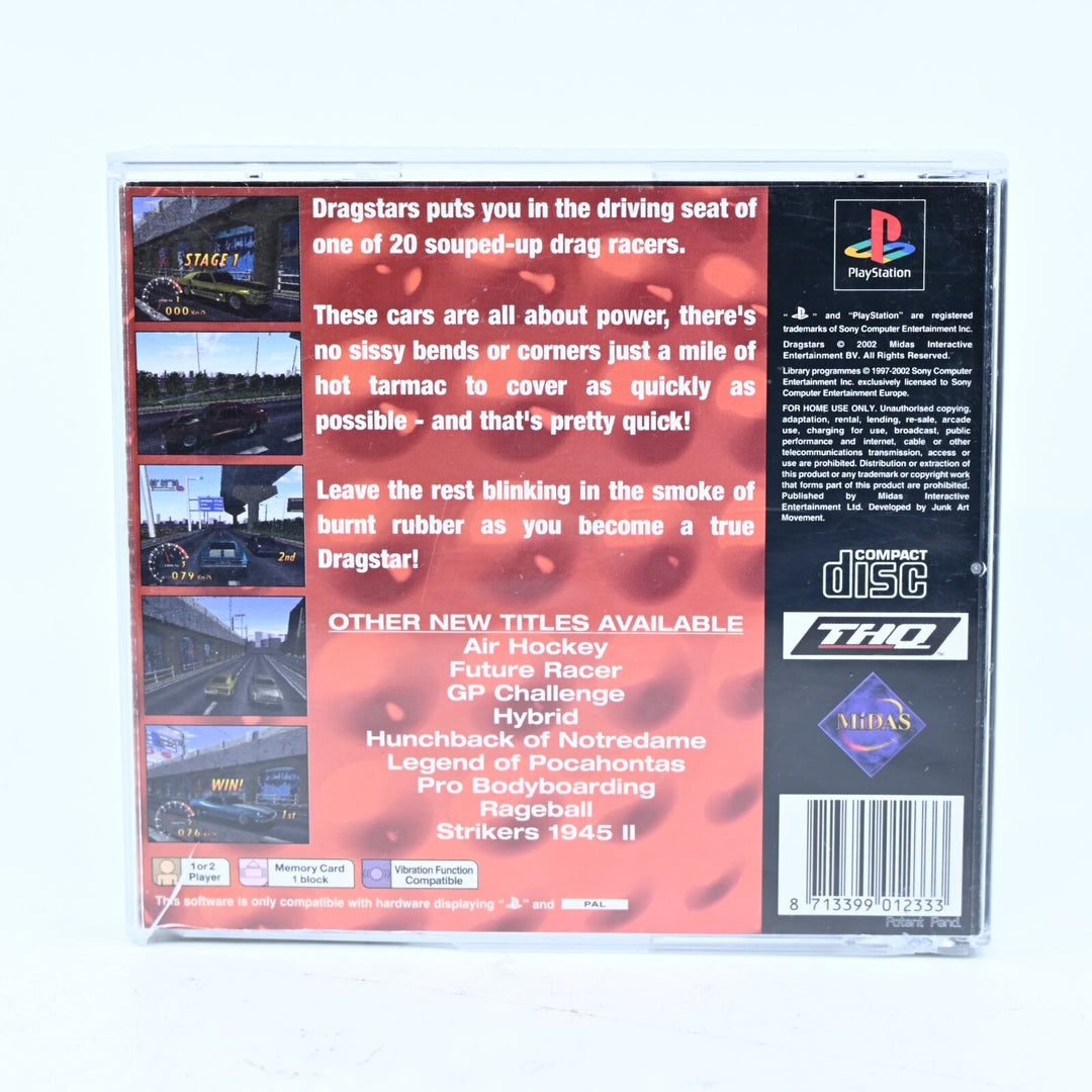 Dragstars - Sony Playstation 1 / PS1 Game - No Manual - PAL - MINT DISC!