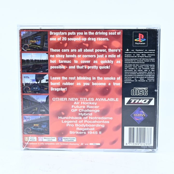 Dragstars - Sony Playstation 1 / PS1 Game - No Manual - PAL - MINT DISC!
