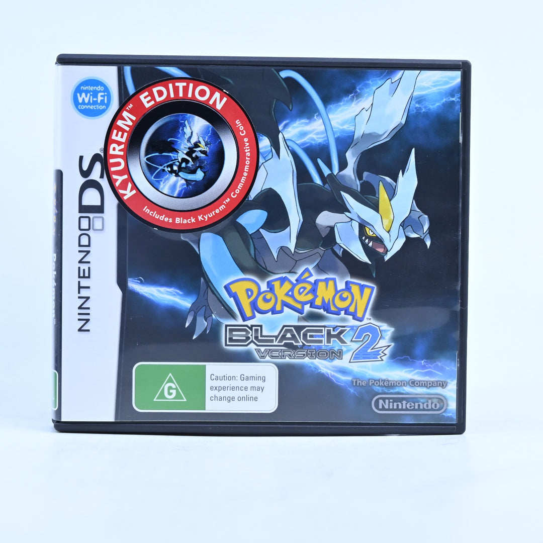 Pokemon Black 2 - Nintendo DS Game - PAL + Manual - FREE POST!