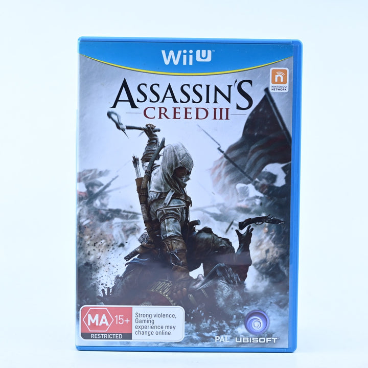 Assassin's Creed III - Nintendo Wii U Game - PAL - FREE POST!