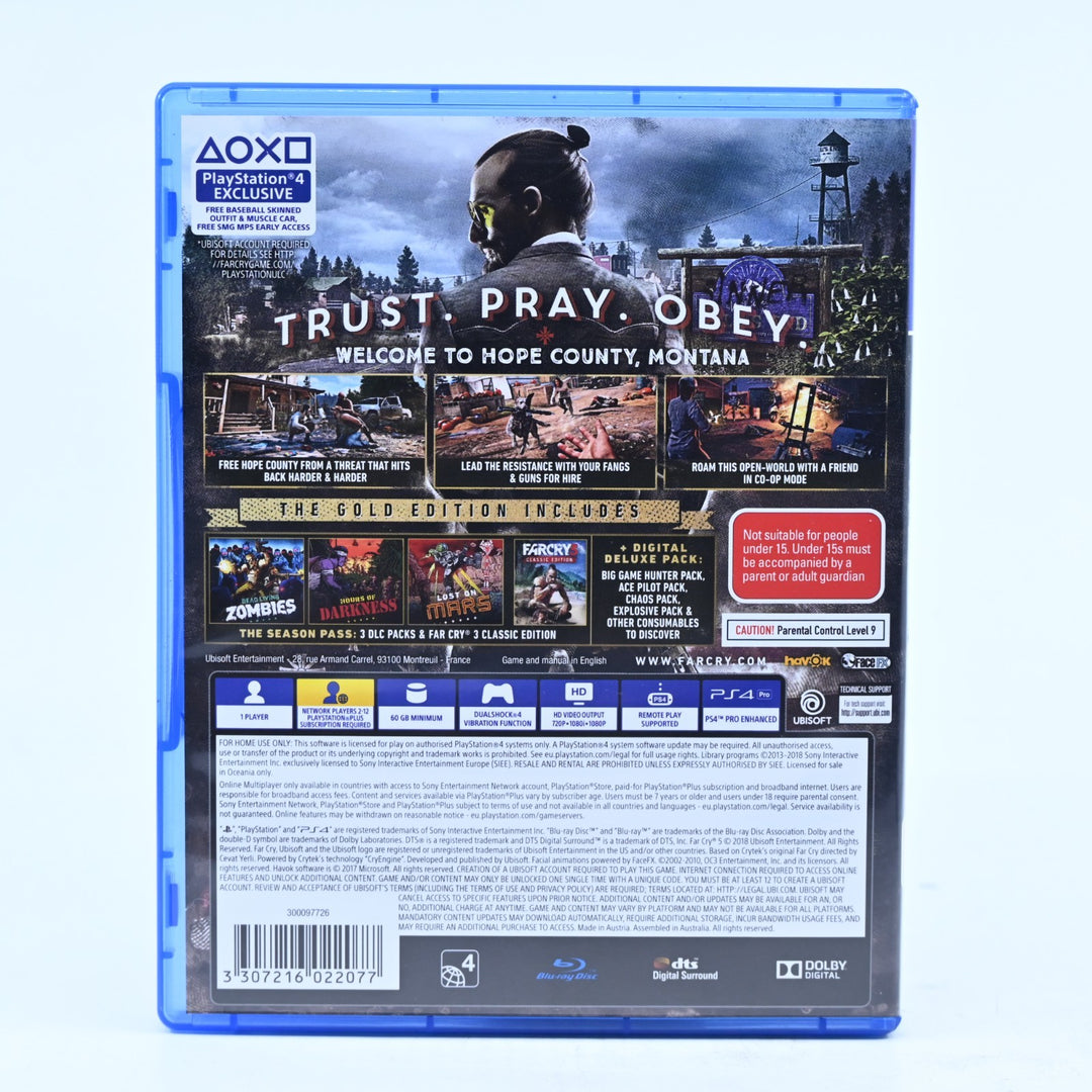 Far Cry 5 - Gold Edition - Sony Playstation 4 / PS4 Game - FREE POST!