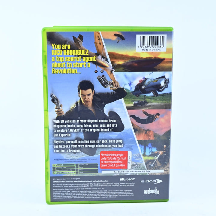 Just Cause - Original Xbox Game + Manual - PAL - MINT DISC!