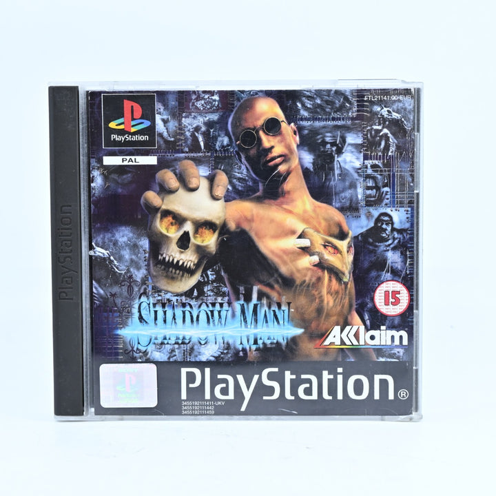 Shadowman - Sony Playstation 1 / PS1 Game + Manual - PAL - MINT DISC!