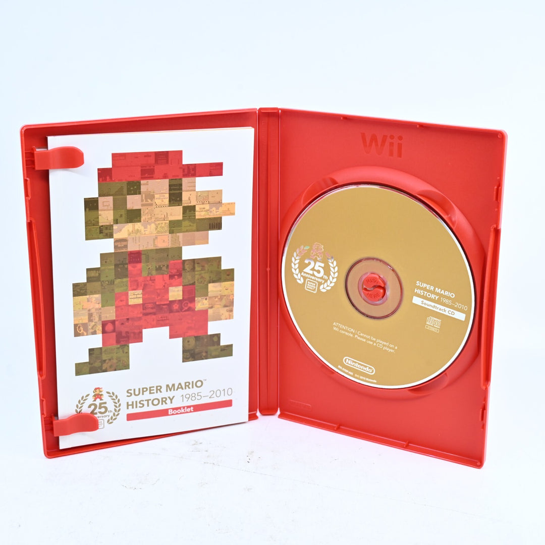 SIGNED Super Mario All Stars 25th Anniversary Nintendo Wii Game Charles Martinet