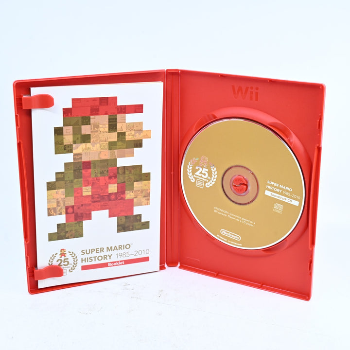 SIGNED Super Mario All Stars 25th Anniversary Nintendo Wii Game Charles Martinet