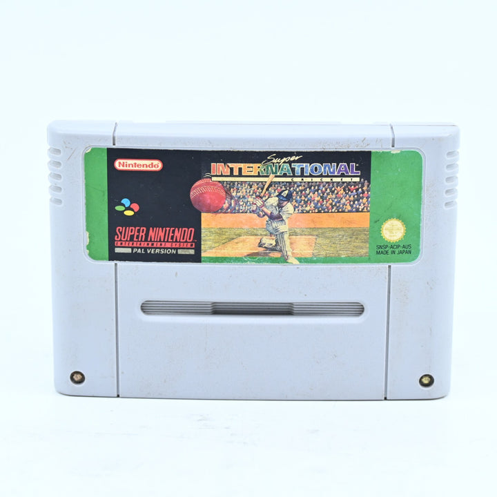 Super International Cricket - Super Nintendo / SNES Game - PAL - FREE POST!