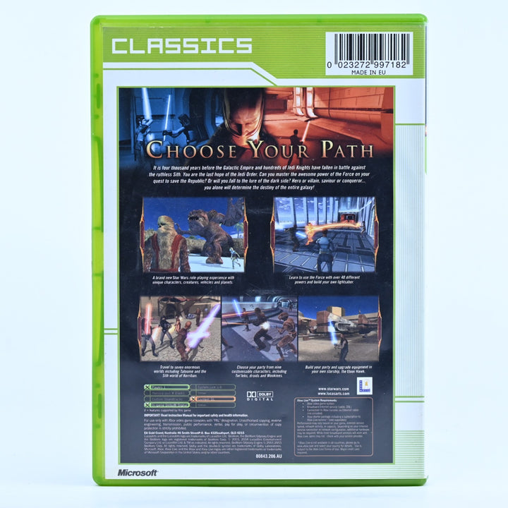Star Wars: Knights of the Old Republic - Original Xbox Game + Manual - PAL