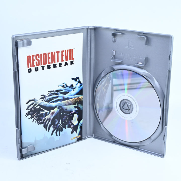 Resident Evil Outbreak - Sony Playstation 2 / PS2 Game + Manual - PAL