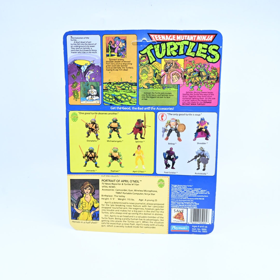 April O'Neil - Teenage Mutant Ninja Turtles / TMNT - Playmates 1980's Figure