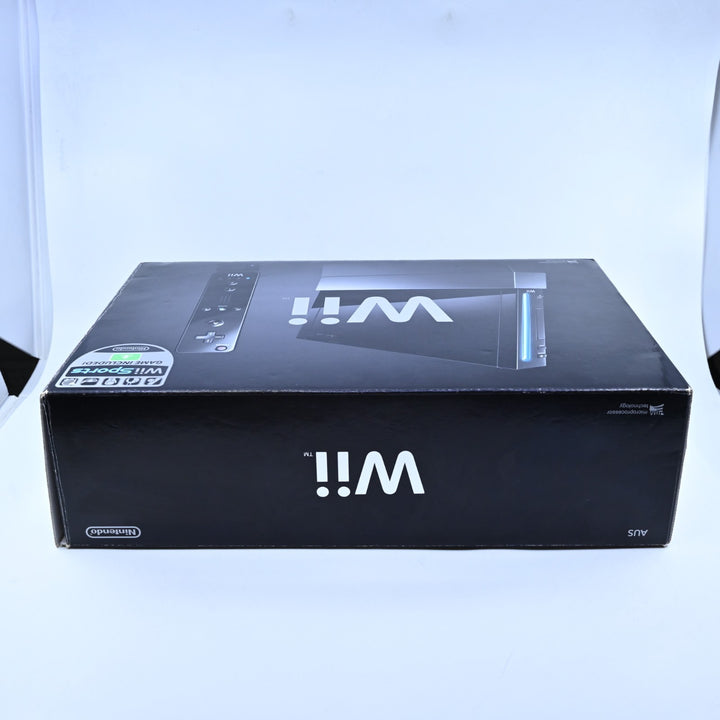 UNUSED! Wii Sports Pack - Black - Nintendo Wii Boxed Console - AUS PAL