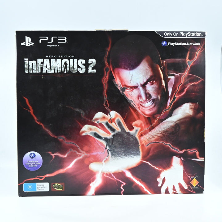 Infamous 2 - Hero Edition - Sony Playstation 3 / PS3 Game + Manual - MINT DISC!