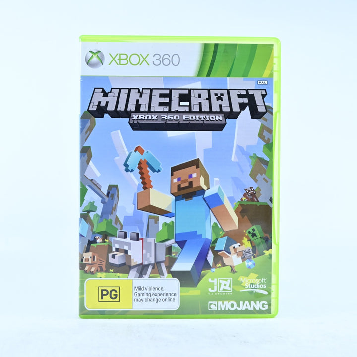 Minecraft - Xbox 360 Game + Manual - PAL - MINT DISC!