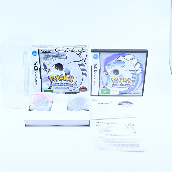 Pokemon SoulSilver - Nintendo DS Game Boxed + PokeWalker + Manual Soul Silver