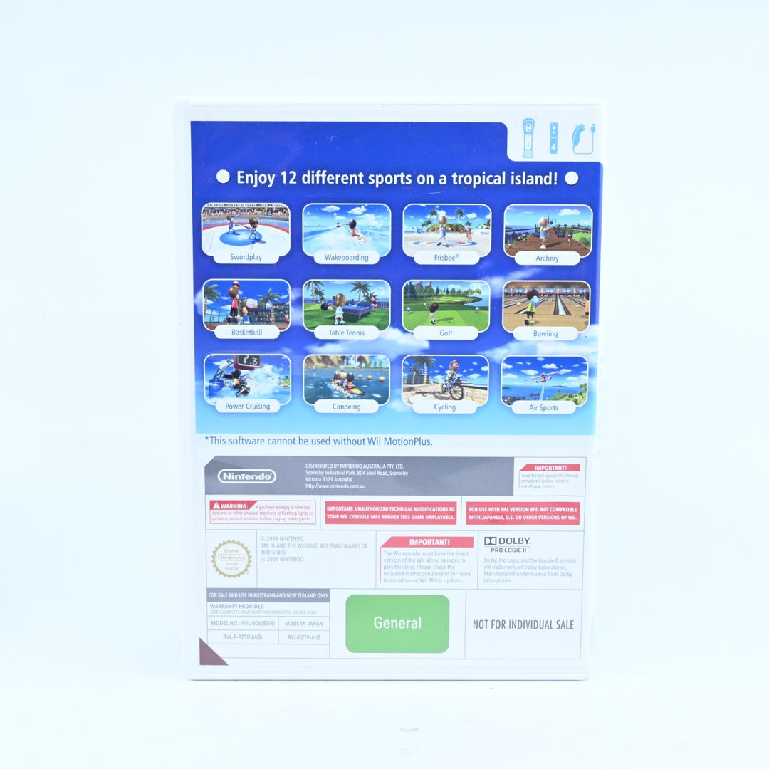 Wii Sports Resort - Nintendo Wii Game + Manual - PAL - MINT DISC!