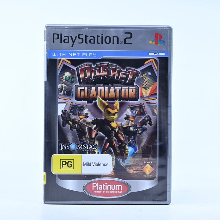Ratchet Gladiator  - Sony Playstation 2 / PS2 Game + Manual - PAL - MINT DISC!