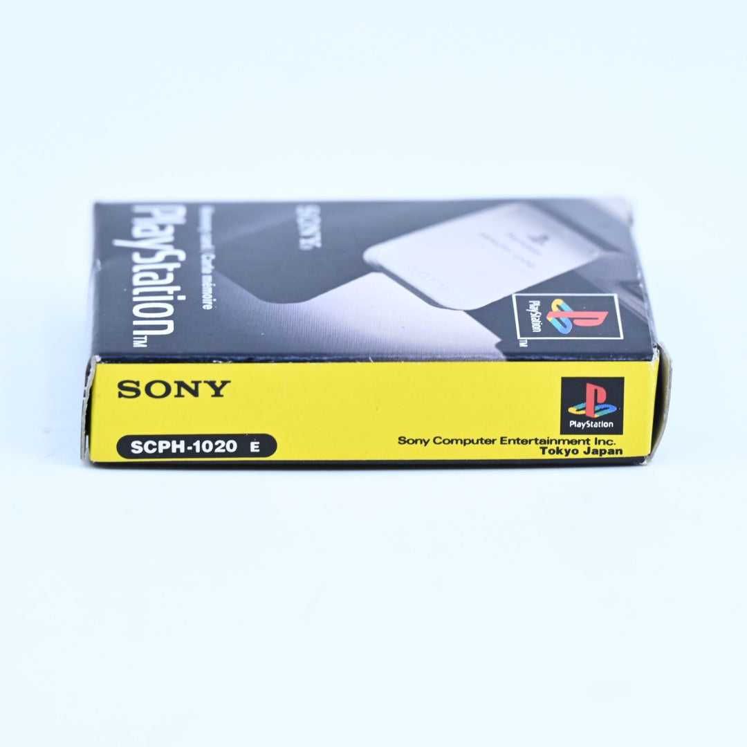 Boxed PS1 Memory Card - SCPH-1020E - Sony Playstation 1 PS1 Accessory FREE POST!