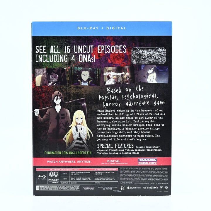 Angels of Death - Complete Series - Region A & B - Blu-ray - MINT DISC! Anime