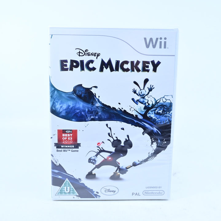 SEALED! Epic Mickey - Nintendo Wii Game + Manual - PAL