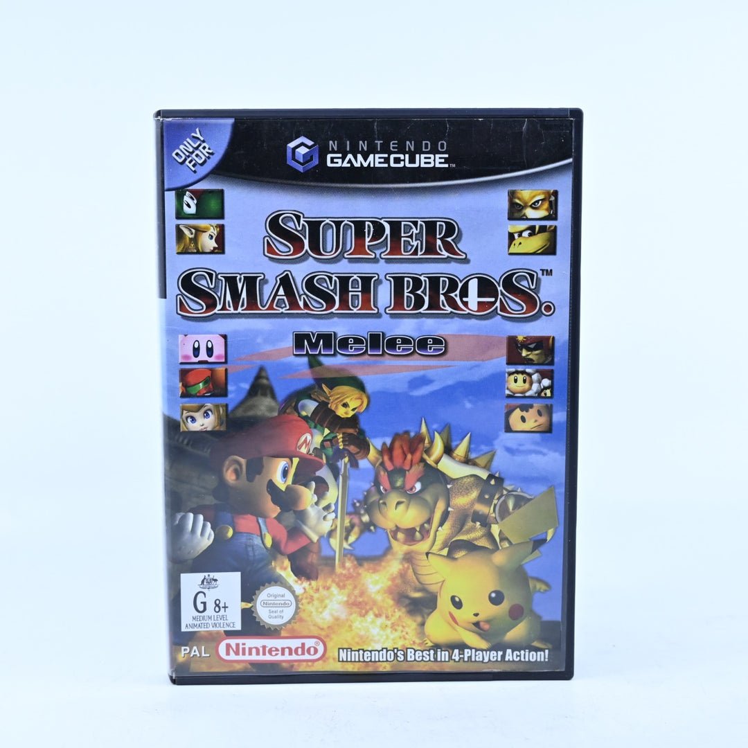 Super Smash Bros. Melee - Nintendo Gamecube Game + Manual - PAL - FREE POST!