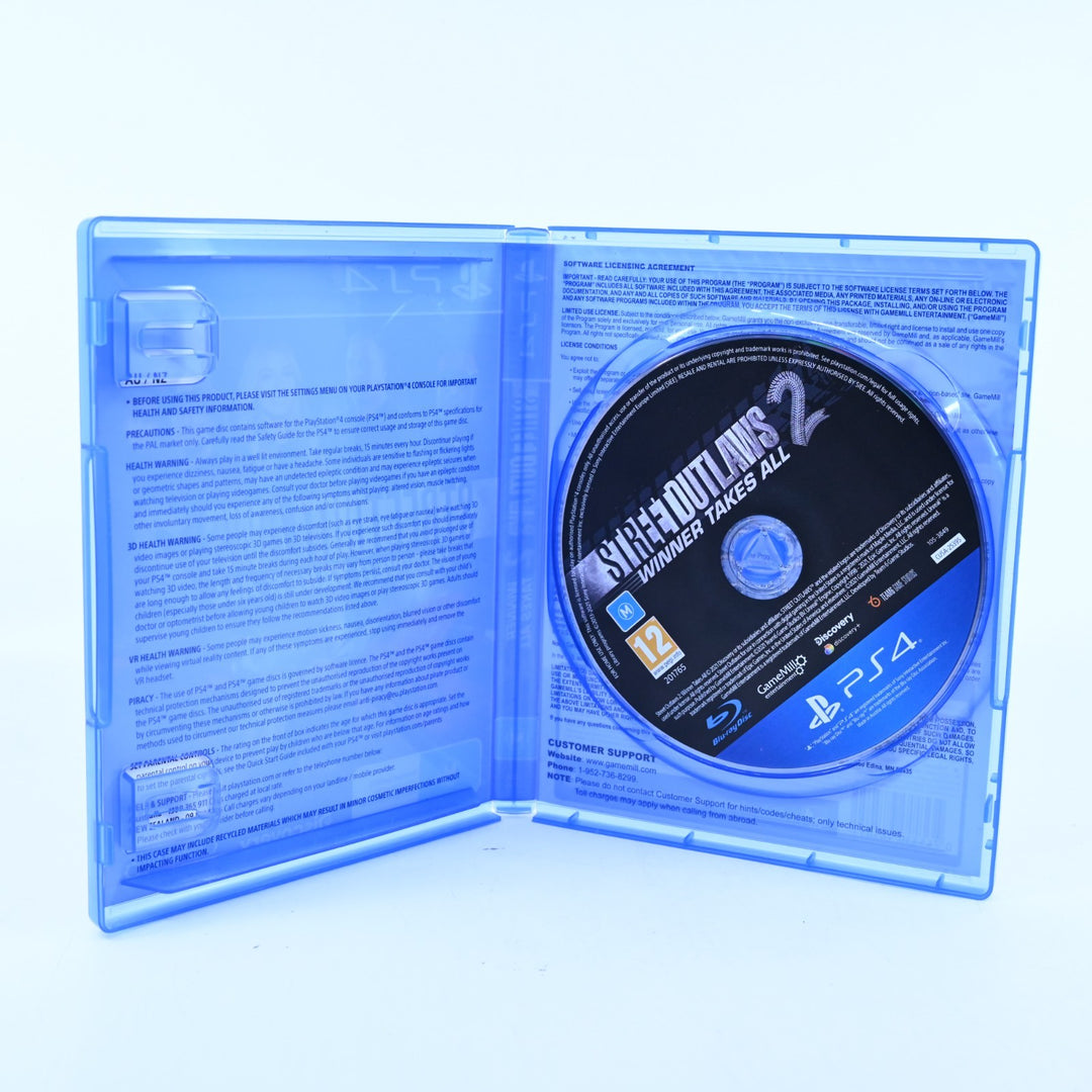 Street Outlaws 2 Winner Takes All - Sony Playstation 4 / PS4 Game - MINT DISC!