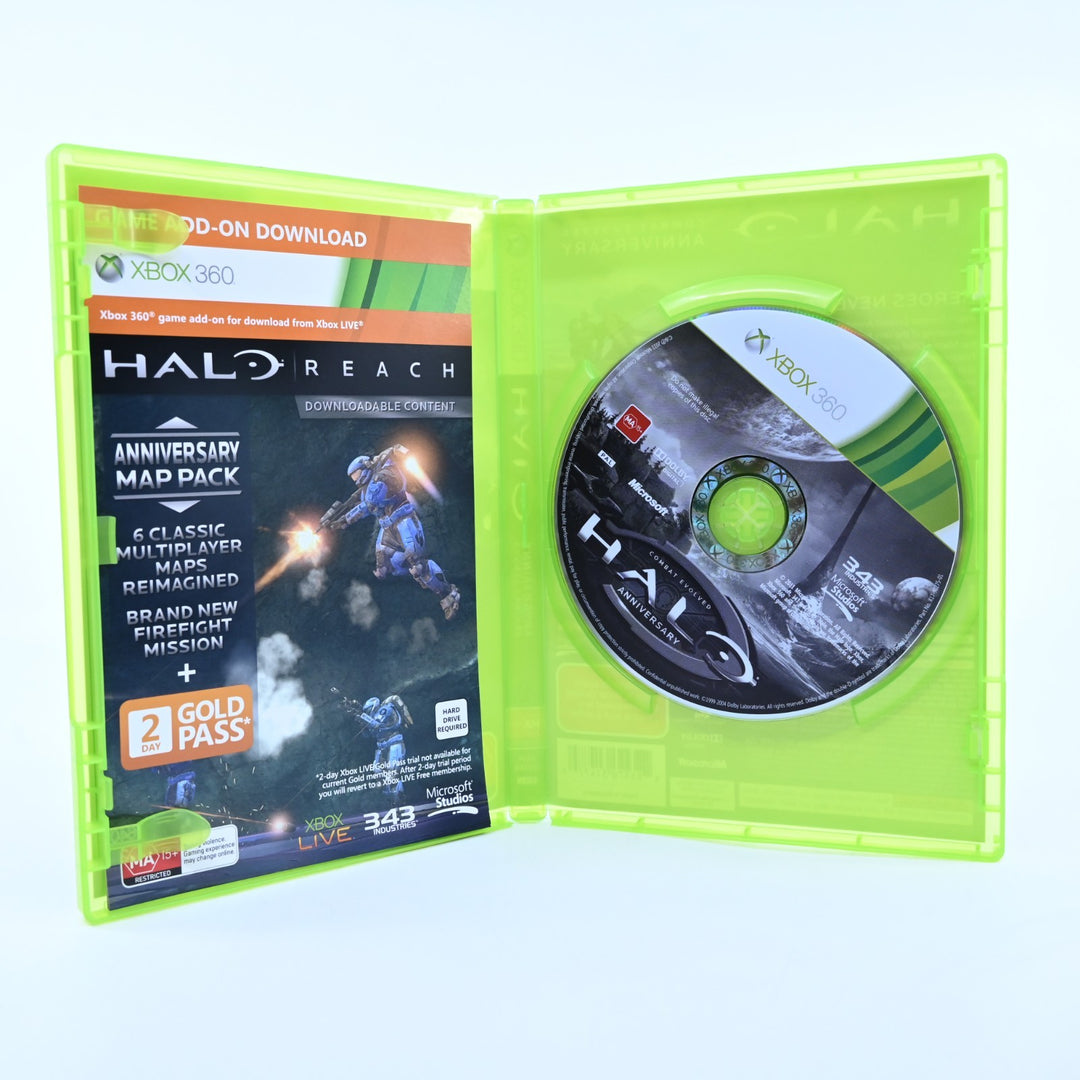 Halo: Combat Evolved Anniversary - Xbox 360 Game + Manual - PAL - MINT DISC!