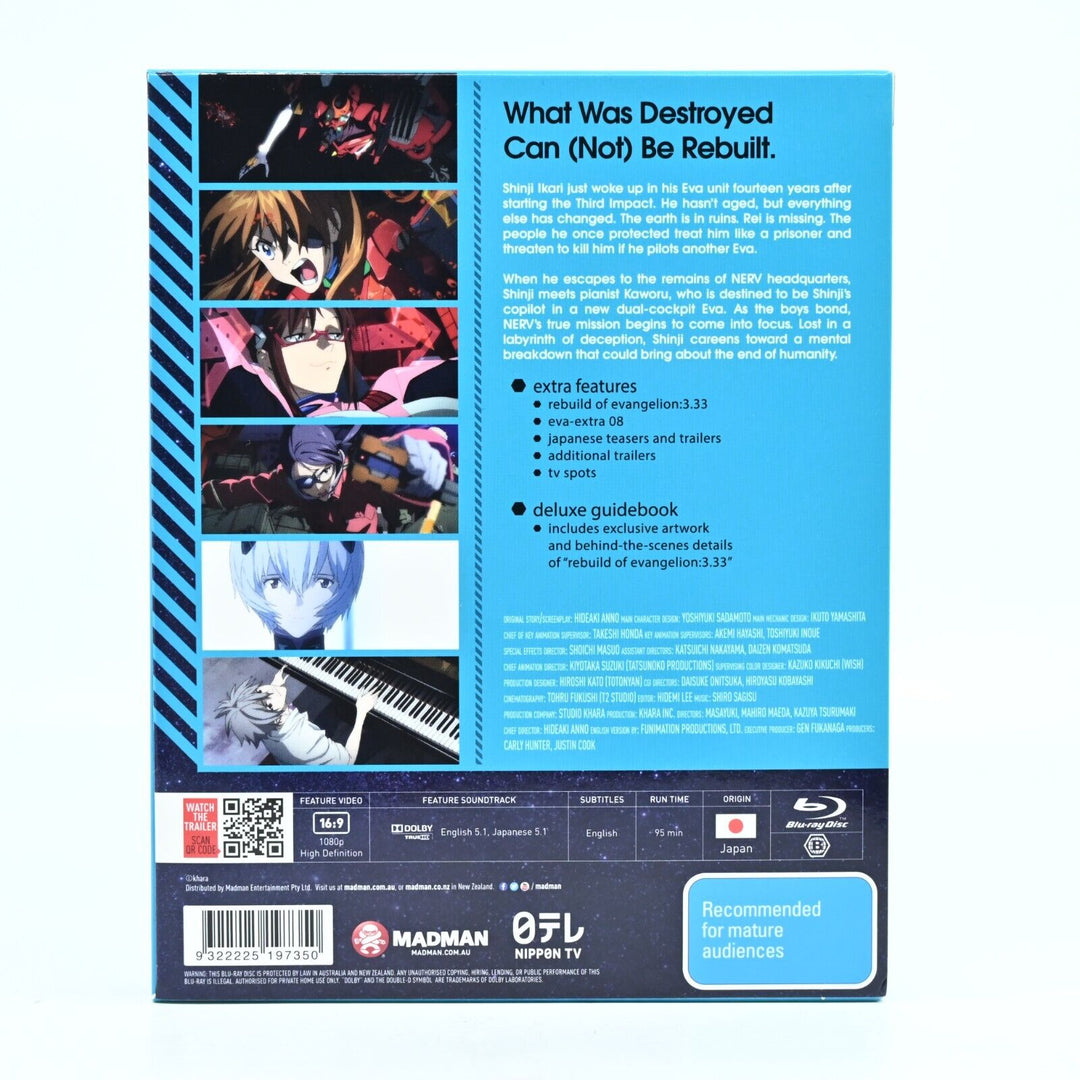 Evangelion: 3.33 - You Can (Not) Redo - Region B - Blu-ray - MINT DISC! Anime AU