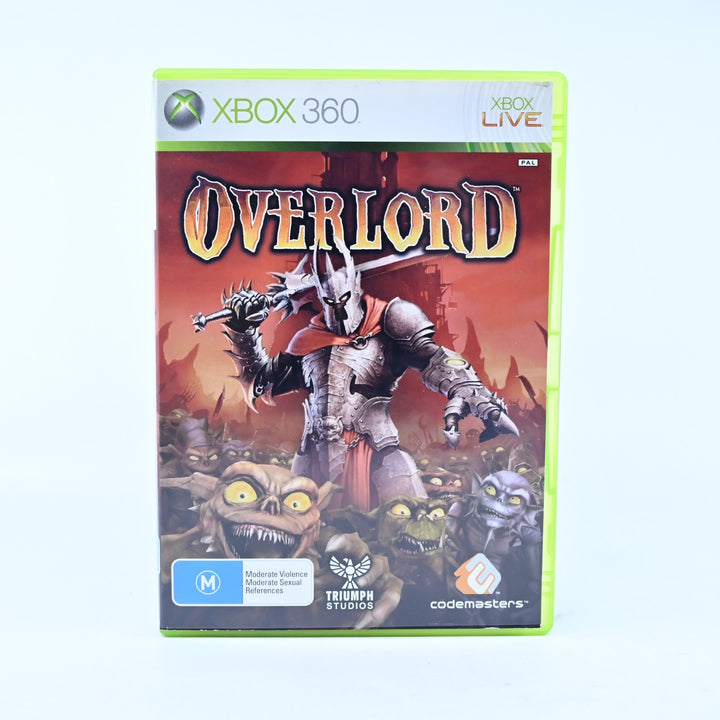Overlord - Xbox 360 Game + Manual - PAL - MINT DISC!