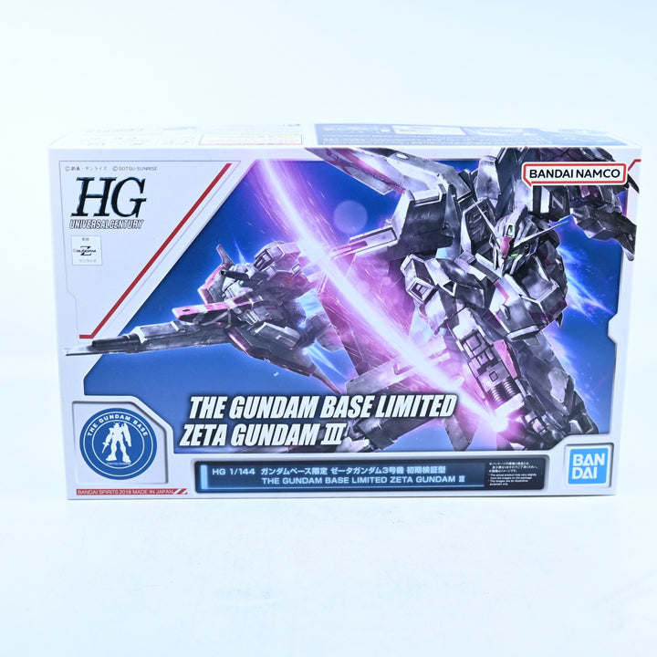 The Gundam Base Limited Zeta Gundam III - HGUC 1/144 - Bandai - Model Kit