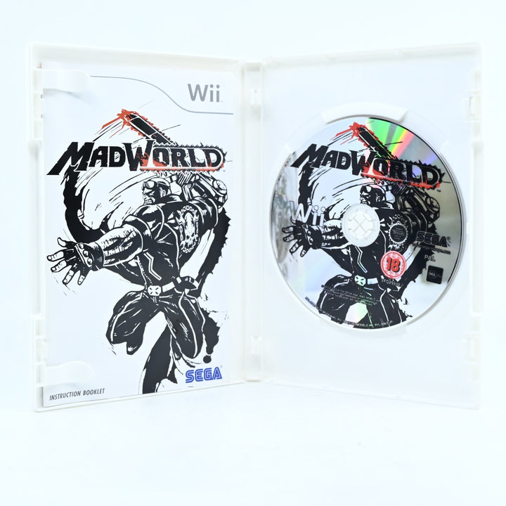 Mad World - Nintendo Wii Game + Manual - PAL - MINT DISC!