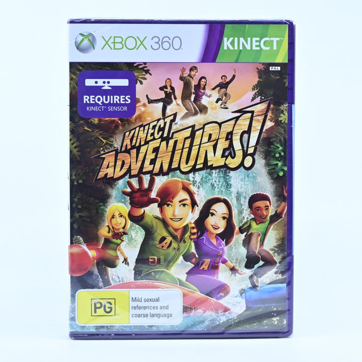 Kinect Adventures - Xbox 360 Game + Manual - PAL - SEALED!