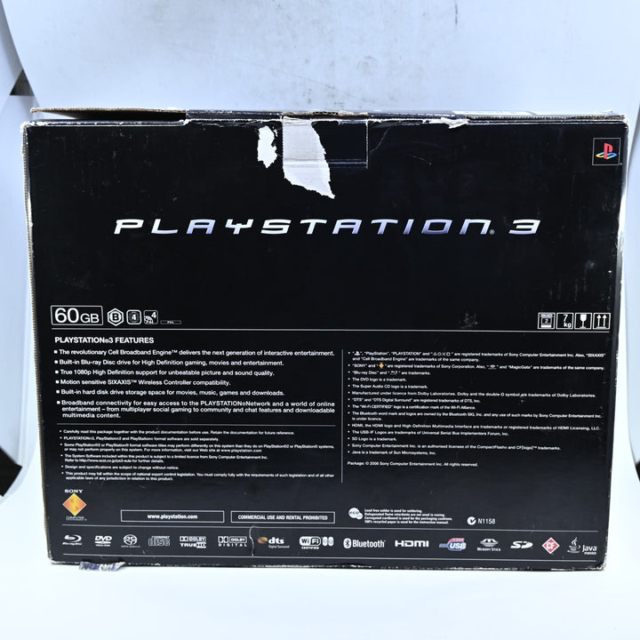 Backwards Compatible - Sony Playstation 3 / PS3 Boxed Console - PAL - 60GB