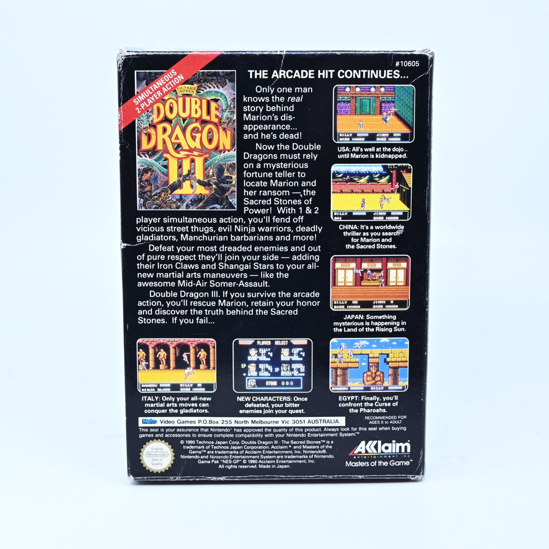 Double Dragon III 3 - Nintendo Entertainment System / NES Boxed Game - PAL