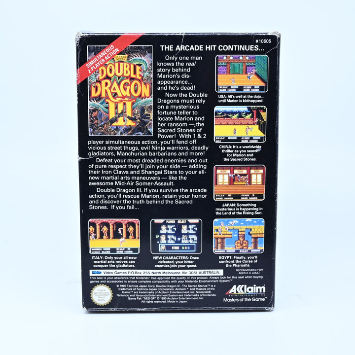 Double Dragon III 3 - Nintendo Entertainment System / NES Boxed Game - PAL