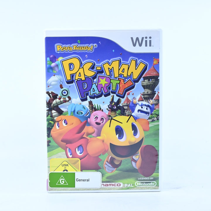 Pac-Man Party - Nintendo Wii Game + Manual - PAL - MINT DISC!