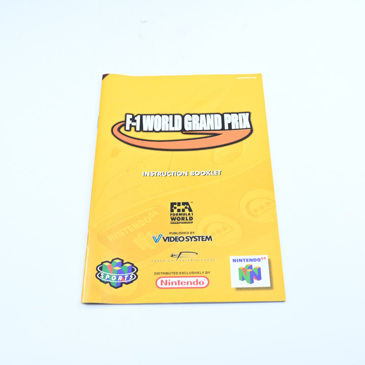 F-1 World Grand Prix - N64 / Nintendo 64 Boxed Game - PAL - FREE POST!