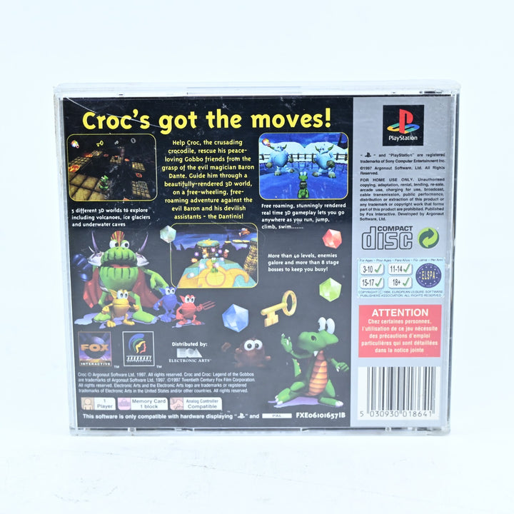 Croc: Legend of the Gobbos - Sony Playstation 1 / PS1 Game + Manual - PAL